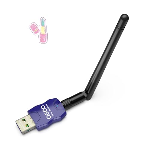 Class 1 Long Range Bluetooth Adapter for PC, QGOO USB Bluetooth Adapter for PC 5.3+EDR, Bluetooth Dongle Bluetooth Receiver Support Windows10/8.1/8/7?blue-147?