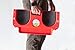 MaxWorks MaxxHaul 80748 Rolling Knee Creeper/Pads ABS High-Impact Frame, 5 Swivel Castors, Tool Tray Holder, multi-color, Small