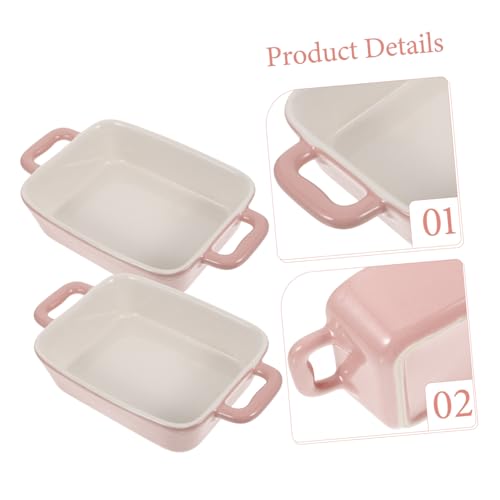 Plaque de cuisson céramique rose ustensile de cuisson pour four