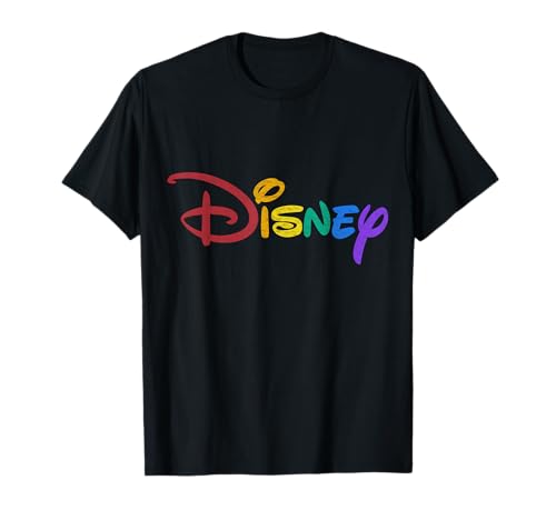 Disney Rainbow Logo T-shirt idée cadeau anniversaire originale pour fans de pop culture