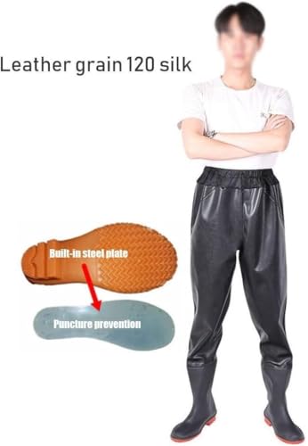 Botas de Pesca con Botas negras para actividades de vadeo en ríos y lagos 2
