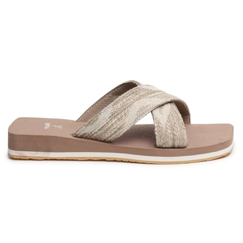 Image of YOHO Flats for Women | Lightweight, Anti-Skid, Cushioned Footbed Flip Flops | Casual & Fashionable for Everyday Use EVA Sandals 002