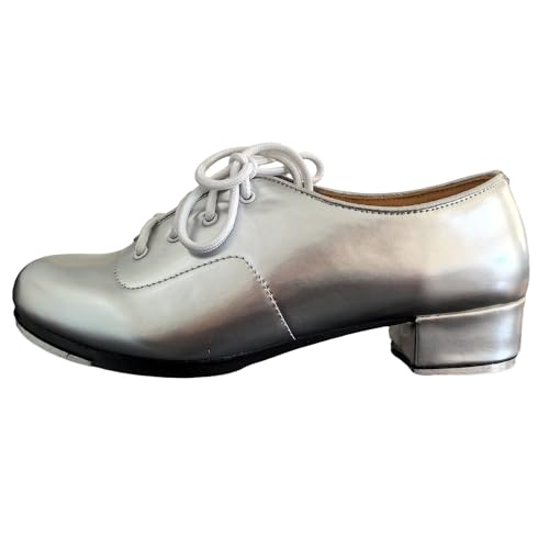 MSMAX Lace up Tap Shoe for Toddler/Little Kid/Big Kid3