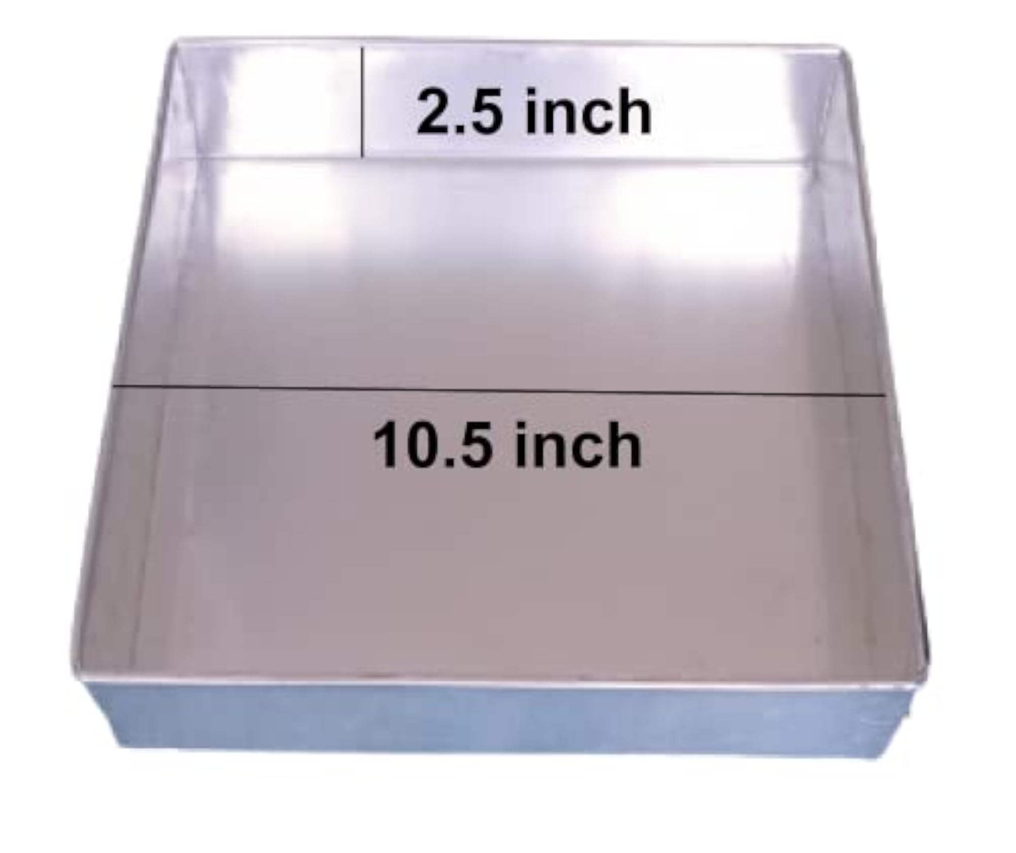 Aluminium Square Cake Mould Baking Tray, Heavy Duty