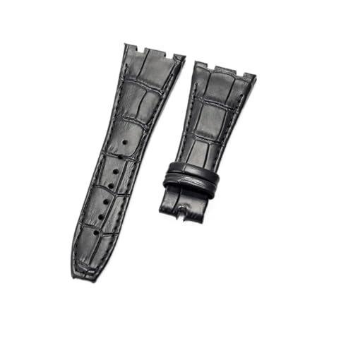 Bracelet cuir Audemars Piguet Royal Oak 26mm sans jeu grâce à la double interface concave