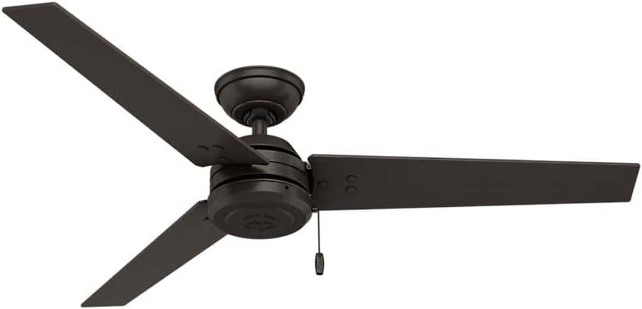 One-Day Sale: Up to 60% Off Hunter Cassius Indoor / Outdoor Ceiling Fan with Pull Chain Control, 52", Premier Bronze