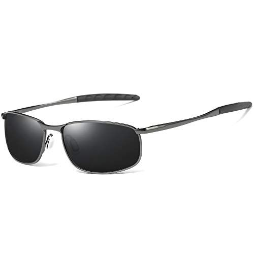 AORON Herren Sportbrille Polarisiert Sonnenbrille Outdoor UV400 Schutz Brille Fahrerbrille Cover
