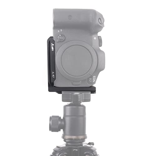 Hersmay Vertical Stand Arca Swiss Quick Release Plate EOS R7 L-Bracket Plate L Angle Camera Bracket Mount for Canon EOS R7 Camera Compatible with DJI Ronin RS2 RS3 Pro RSC 2 - Image 2