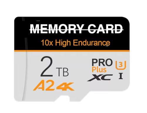 MicroSD Memory Card 2TB/1TB/512GB/256GB/10x High Endurance A2 4K Micro SD Card for Drone Photography Professional Digital Storage (512 GB)
