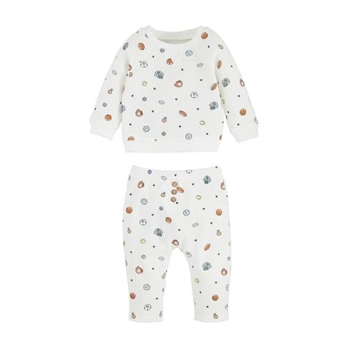 Ensemble imprimé sport 2 pièces Mud Pie, coupe stretch confort bébé garçon 9-12M US