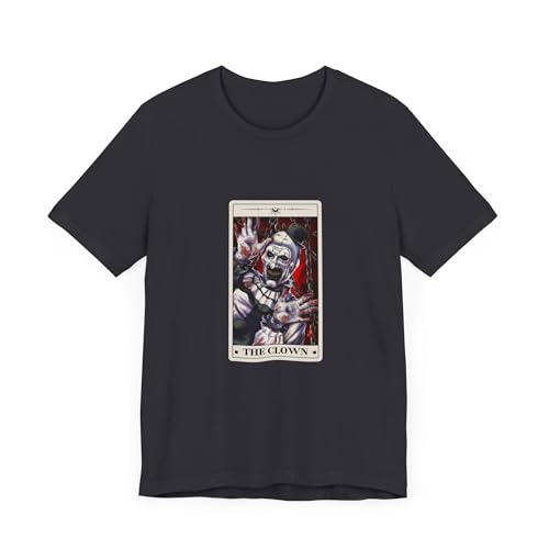 Art The Clown Terrifier Tarot Card Halloween Tee3