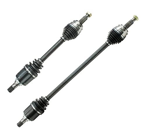 2 New DTA Front CV Axles Compatible with 2008-2017 Mitsubishi Lancer With FWD and Automatic CVT Transmission Only; Will NOT Fit Ralliart or Evolution Trims