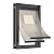 Aluminum Medium Dog Door for Interior and Exterior Door, Pet Door for Small Dogs Up to 40 lbs