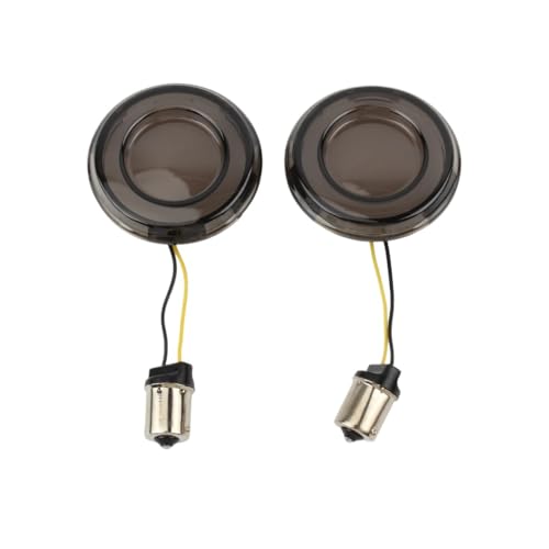 Clignotants LED style Bullet pour Harley Dyna et Touring | Remplacement feux arrière moto rouge