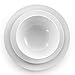 Elama Luna 18 Piece Porcelain Dinnerware Set in White