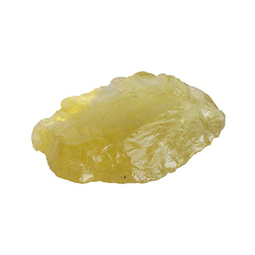 GEMHUB Piedra de topacio amarillo natural sin tratar de 63,10 quilates de topacio de limón para hacer joyas Cover
