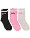 Barbie calze 3 pack womens donna rosa grigio bambola nera vestiti