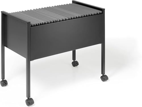 Durable Eco Hängemappenwagen 80 A4, Rollwagen für Hängemappen Aufbewahrung, schwarz, 309501