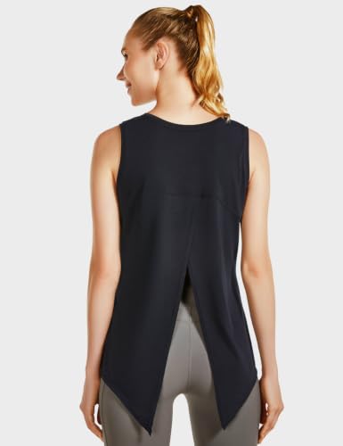 Image of baleaf Women's Workout Tank Tops Athletic Running Gym Yoga Shirts | Quick Dry, Moisture-Wicking, Loose Fit, Crew Neck, Stretchy, Comfy Soft, Breathable, Lightweight, Exercise, Hiking, Tennis