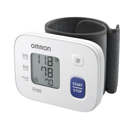 OMRON RS1 Monitor automático de presión arterial de muñeca para uso doméstico o en movimiento: máquina de presión arterial clínicamente validada con manguito preformado de 13,5 a 21,5 cm