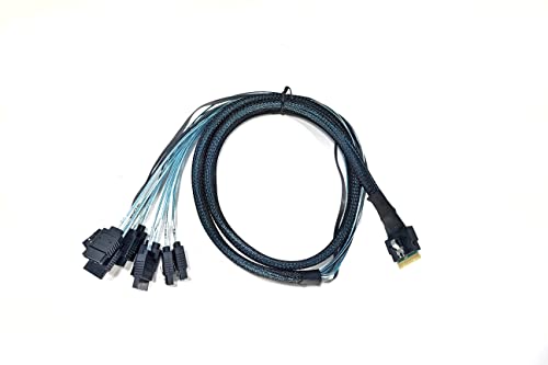 Cable Areca Slimline SAS SFF-8654 a 8 SATA 1 Metro