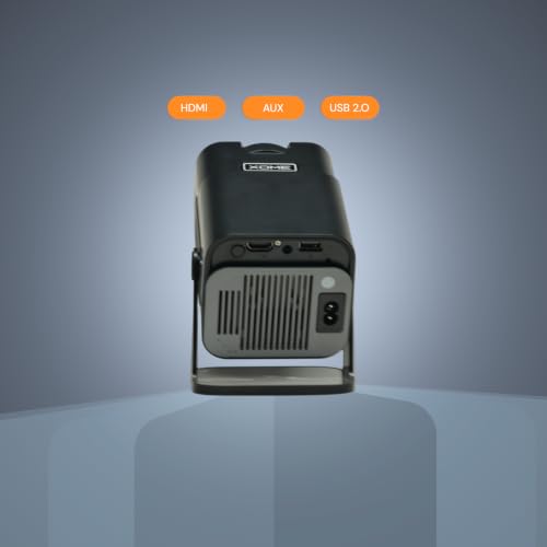 Image of XOME Nova Smart Projector for Home Cinema, HDMI USB Wi-Fi Bluetooth, Android Smart OS Auto Keystone Correction Manual Focus, 1920x1080 Native