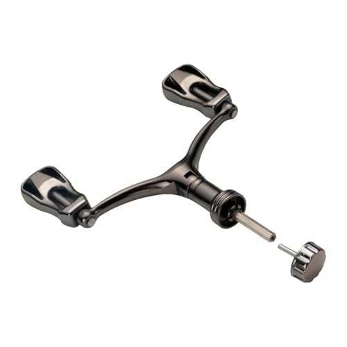Fishing Reel Handle - Aluminum Handle Rotary Knob Double Rocker Fishing Reels | High Strength Rock Arm Nonslip Lightweight Fishing Accessories for Fishing