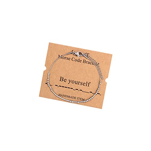Image of JoycuFF Inspirational ๐ ๐ผ๐ฟ๐๐ฒ ๐๐ผ๐ฑ๐ฒ ๐๐ฟ๐ฎ๐ฐ๐ฒ๐น๐ฒ๐๐ ๐ณ๐ผ๐ฟ ๐ช๐ผ๐บ๐ฒ๐ป Gold Silver Stainless Steel Beads Bracelets Encouragement Birthday Gifts for Her Daughter Sister Mom Best Friend