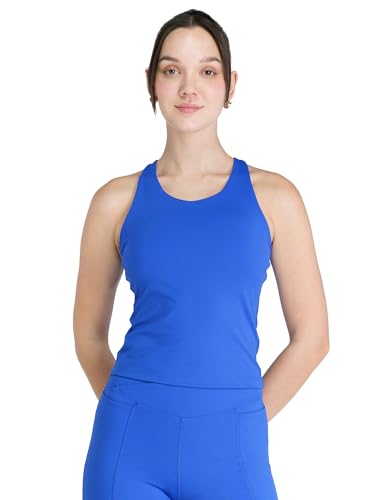 Image of CAVA Racerback Tank for Women | Built-in Bra, Racerback Design, Breathable Fabric, Stretchable Fit | Activewear for Yoga, Gym & Everyday