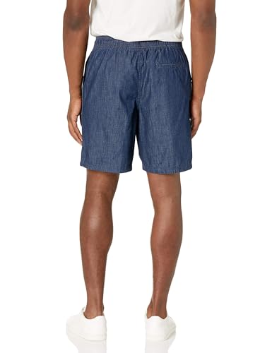 Image of Amazon Essentials Men's 8 inch Inseam Relaxed-Fit Cotton Drawstring Pull-On Walk Shorts, Summer-Weight