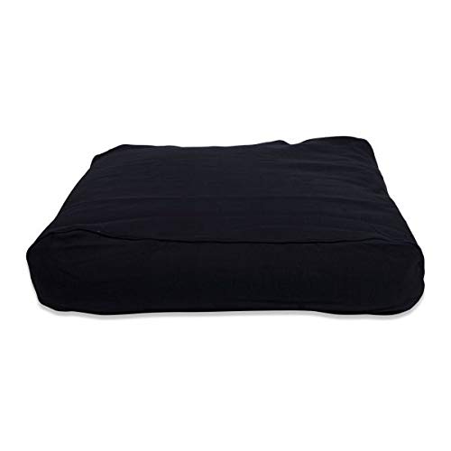 Lex & Max Cover Pouf Professionnel housse coussin grand chien noir