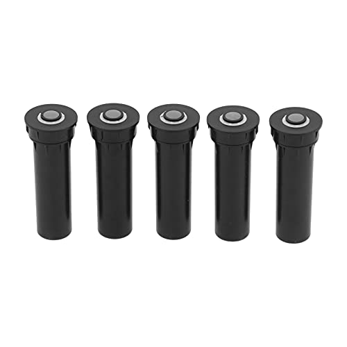 G1/2 Female Thread Buried Telescopic Water Spray Nozzle 5PCS Self Cleaning Automatic Lifting Sprinkler Head for Lawn Yard Garden Irrigation Engineering Plastic 15.3x5.6cm