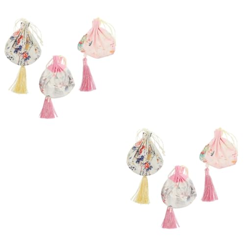 minkissy 2 Juegos Sobres Vacios Bolsitas Perfumado Lavanda Culinaria Bolsas con Aroma A Lavanda Brotes Bolsas De Almacenaje Exquisito Adorno De Bolsita Cartera Lavanda Algodón 3 Piezas * 2