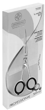 ZKMAGIC Tesoura Cabelo Laser 6'' Mundial S/A Prateado