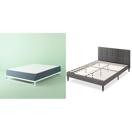 ZINUS�y�Z�b�g�����zZINUS Nurest �������[�t�H�[�� �}�b�g���X (15cm/�Z�~�_�u��) +�W�k�X Lottie �z����x�b�h�t���[�� �V���[�g�w�b�h�{�[�h�t �_�[�N�O���[ �Z�~�_�u��
