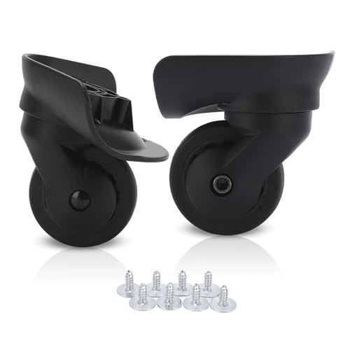 Luggage Replacement Wheels, A53 Trolley Case Luggage Wheel Universal Travel Suitcase Wheel Replacement Casters for Travel Suitcase