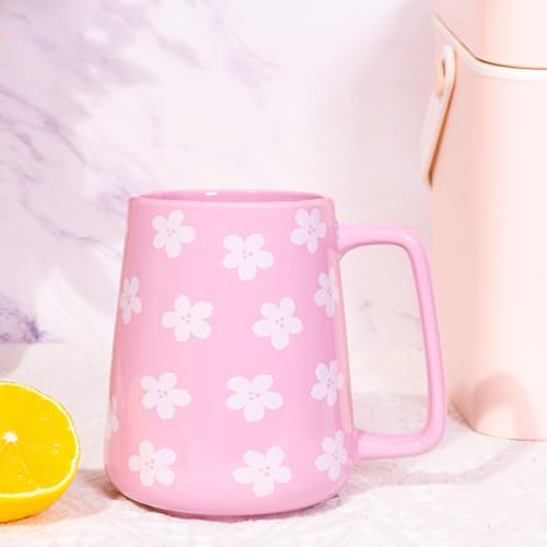 Taza de cerámica 24 oz café leche té morada miniatura 5