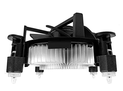 Cpu Cooler With Aluminum Heatsink & 4-Pin Pwm 3.5-Inch Fan With Pre-Applied Thermal Paste For Intel Core I3 I5 I7 I9 Socket 1200 1151 1150 1155 1156 Desktop Pc Computer (Ts2) #TOP2