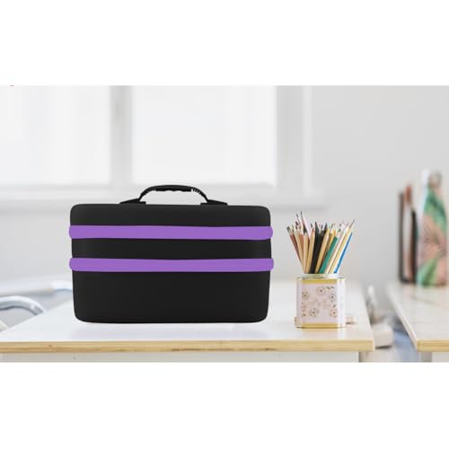 Image of 240 Slot Diamond Art Storage Box | Black Bead Organizer Case with Drill Tools, Portable Craft Box, For 5D DIY Art Kits