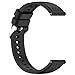 Disscool Replacement Adjustable Wristbands 18mm Compatible with Huawei Watch GT5 Pro 42mm/GT5 41mm/GT4 41mm Soft Silicone Wrist Strap with Quick Release Smart Watch Accessories(Black)
