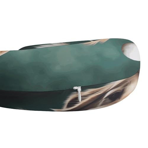 Almohada espuma viscoelástica tamaño único forma U miniatura 4
