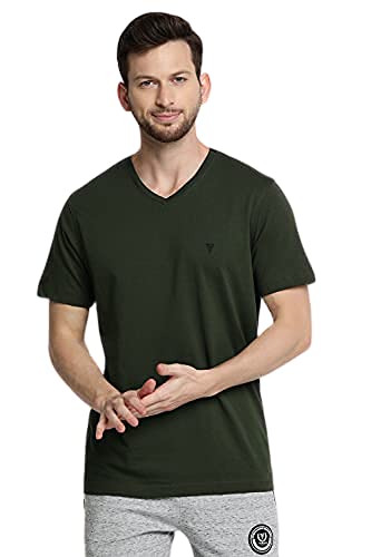 Men's Solid Regular Fit T-Shirt
