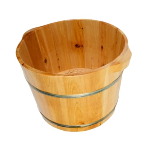 Multifunzione】: vasca for pediluvio in legno perfetta for una varietà di ambienti come saune, bagni, spazi esterni e uso domestico