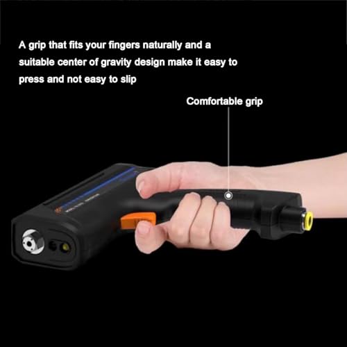 Pistola antistatica Portatile, ionizzatore Portatile con Luce di Polvere del LED & Gancio, 24V Bassa Tensione per la Riparazione Elettronica, Attrezzatura Industriale, Tempo di dissipazione Veloce