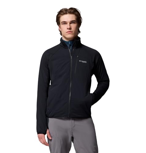 Columbia Mens Arctic Crest Hybrid Full Zip Black X-Large