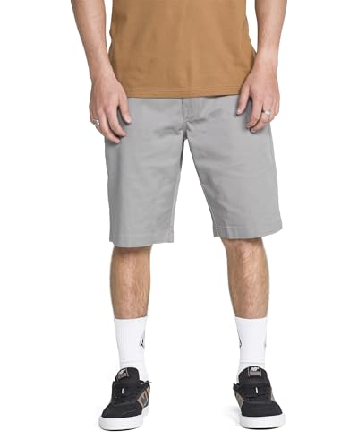 Volcom mens Vmonty Stretch Chino Shorts, Moonbeam, 36...