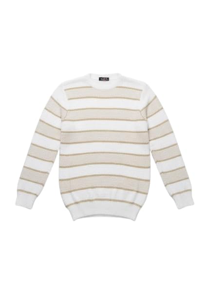 Men Hooded Knit Sweater | Soft Warm Full Sleeve Striped Pullover Hoodie for Winter Casual WearHooded Knit Sweater-image-47