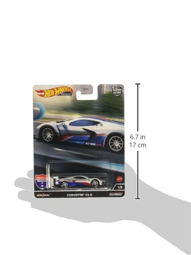 Hot Wheels Premium Car Culture 1:64 Scale Corvette C8 - Collector & Kids Vehicle, Ages 3+ - View #5