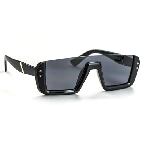 Verres tendance UV400 et style demi-monture pour ces lunettes de soleil de luxe