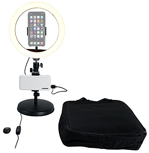 Rockville Halo 10 Desktop Bundle Ring Light Phone Video Lighting Stand 4 YouTube